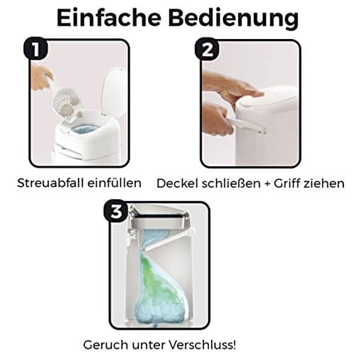 katzenstreu entsorgungseimer litterlocker fashion